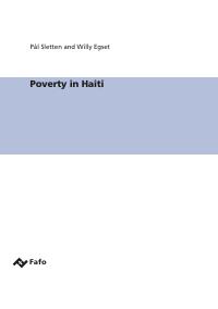 Poverty in Haiti (Fafo-paper 2004:31)