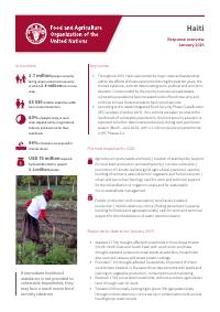 (2020) Haiti - Response Overview, January 2020