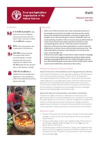 (2021) Haiti - Response Overview, July 2021
