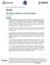 Ayiti, klima ak metyo mansyèl, jen 2025