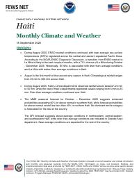 Ayiti, klima ak metyo mansyèl, out 2025