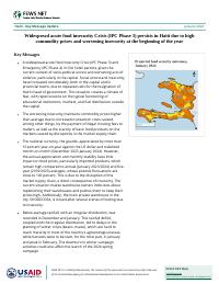 (2024-01) Key Message Update: Widespread acute food insecurity Crisis (IPC Phase 3) persists due to high commodity prices and worsening insecurity at the beginning of the year