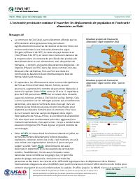 (2024-09) Key Message Update: Persistent insecurity continues to exacerbate displacement and food insecurity in Haiti