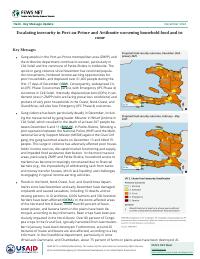 (2024-12) Key Message Update: Escalating insecurity in Port-au-Prince and Artibonite worsening household food and income