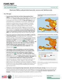 (2025-11) Key Message Update: Hurricane Melissa and persistent insecurity worsen acute food insecurity