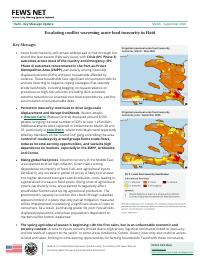 (2026-03) Key Message Update: Escalating conflict worsening acute food insecurity