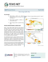 Ayiti, monitè sezonye, me 2025