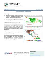 Ayiti, monitè sezonye, septanm 2025