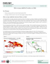 Ayiti, monitè sezonye, novanm 2025