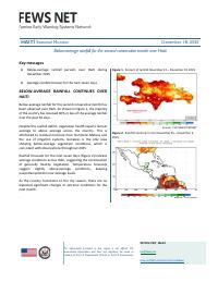 Ayiti, monitè sezonye, desanm 2025