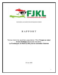 (2020-06) Terror in the Working-Class Neighbourhoods: Pont Rouge at the Heart of an Electoral Strategy, 22 June 2020