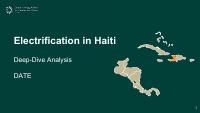 (2025) Electrification in Haiti: Deep-Dive Analysis