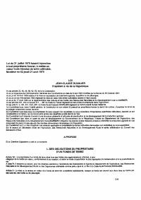 (1975-07-31) Law of 31 July 1975 Requiring Owners to Put Cultivable Land into Productive Use