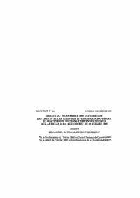 (1986-12-19) Order of 19 December 1986 Defining Boundaries and Areas of Artibonite Land Sections