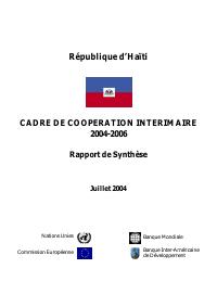 (2004-07) Interim Cooperation Framework 2004-2006: Summary Report