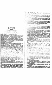 (1972-04-06) Decree Establishing the Limit of Territorial Waters