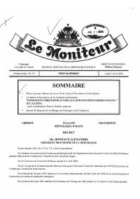 (2006-04-03) Decree Reforming Book IX of the Haitian Code of Civil Procedure