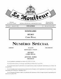 (2020-03-11) Decree Enacting the Penal Code