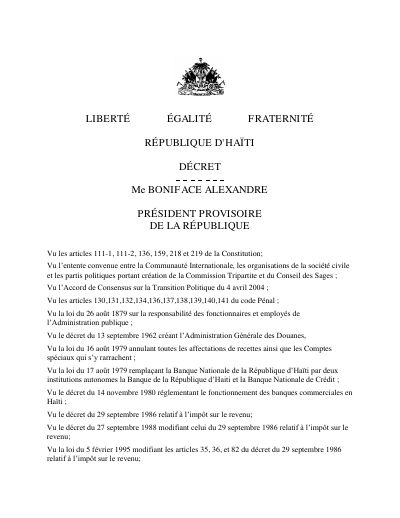 Decree of 29 September 2005 on Income Tax, consolidated text with amendments incorporated