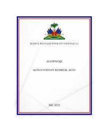 (2025-05) Draft Constitution of the Republic of Haiti, May 2025 (Haitian Creole version)