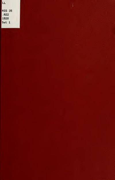 Bulletin des lois et actes, 1920