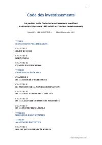 Investment Code of Haiti (2002)