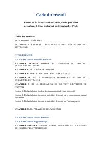 Labour Code of Haiti
