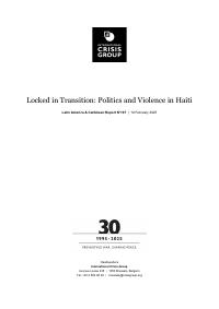 (2025-02) Locked in Transition: Politics and Violence in Haiti