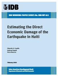 (2010) Estimating the Direct Economic Damage of the Earthquake in Haiti