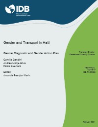 (2021) Genre et transport en Haïti: Diagnostic de genre et plan d'action pour l'égalité des sexes