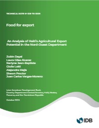 (2024) Nourriture pour l'exportation : Une analyse du potentiel d'exportation agricole d'Haïti dans le département du Nord-Ouest