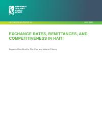 Exchange Rates, Remittances and Competitiveness in Haiti (LAC Working Paper 20)