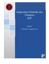 (2010-07) IGF Mission Summary (July 2010): Audit du Poste Comptable du Nord