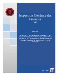 (2015-03) IGF Mission Summary (March 2015): Audit de la méthodologie d’octroi et de contrôle des subventions accordees apr le ministère de l’agriculture, des ressources naturelles et du developpement rural (MARNDR)