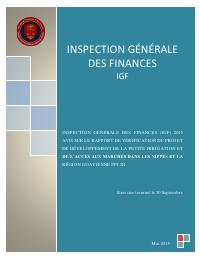 IGF Mission Summary: Avis sur le rapport de vérification du projet de développement de la petite irrigation et de l'accès aux marchés dans les Nippes et la région goâvienne