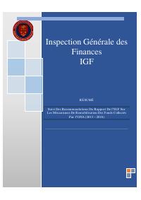 (2022-04) IGF Mission Summary (April 2022): Suivi Des Recommandations Du Rapport De l’IGF Sur Les Mécanismes De Rentabilisation Des Fonds Collectés Pa