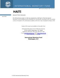 Haiti: Selected Issues (IMF Country Report No. 15/158)