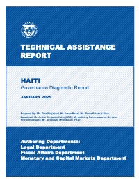 (2025) Governance Diagnostic Report - Haiti