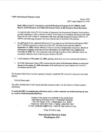 (2001) Haiti 2000 Article IV Consultation and Staff-Monitored Program