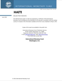 (2015) Haiti Selected Issues