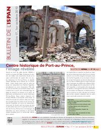 (2010-10) Bulletin of the ISPAN, No. 17: The Historic Centre of Port-au-Prince, the Image Revealed