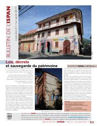 (2011-08) Bulletin of the ISPAN, No. 27: Laws, Decrees and the Safeguarding of Heritage