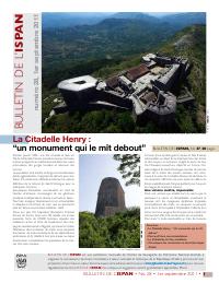 (2011-09) Bulletin of the ISPAN, No. 28: The Citadelle Henry: A Monument That Set Him Upright