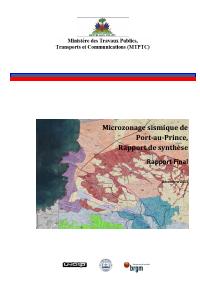 Seismic Microzonation of Port-au-Prince: Synthesis