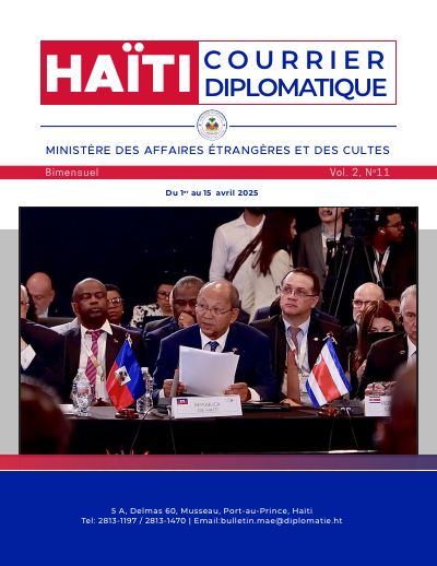 Kourye diplomatik: Volim 2, no 11, 1ye a 15 avril 2025