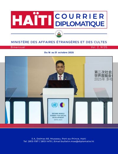 Courrier diplomatique : Volume 2, no 25, du 16 au 31 octobre 2025