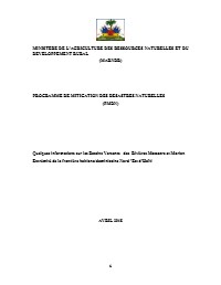 (2018) Some Information on the Watersheds of the Massacre and Marion Rivers - Northern Border Extremity of Haiti/Dominican Republic