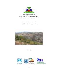 (2015-04) Aligned National Action Programme to Combat Desertification