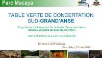 (2016-05) Sustainable Land Protection in the Upper Watersheds of Southwestern Haiti