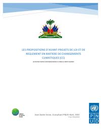 (2022-02) Proposed Draft Laws and Regulations on Climate Change